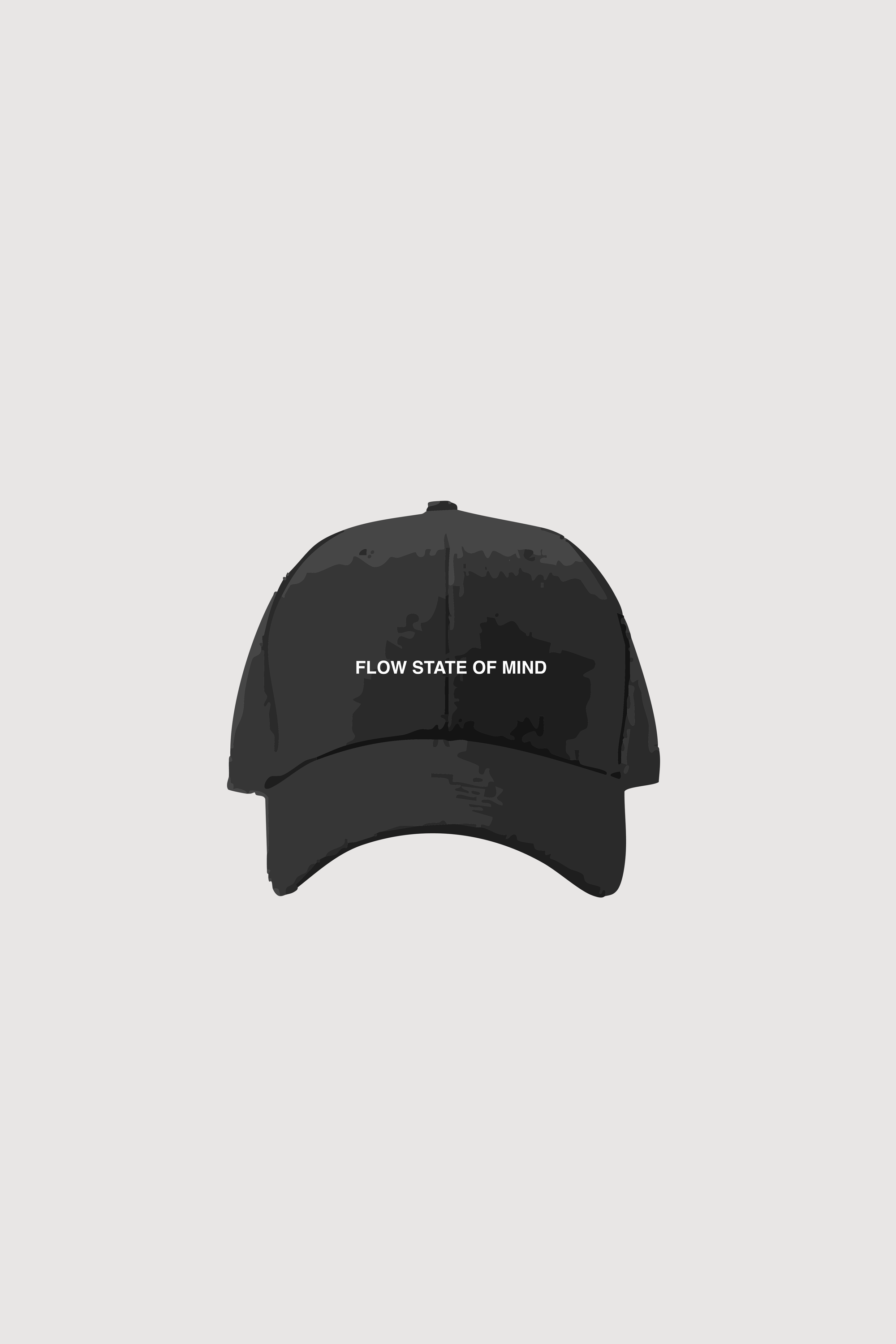 FLOW STATE OF MIND CAP BLACK