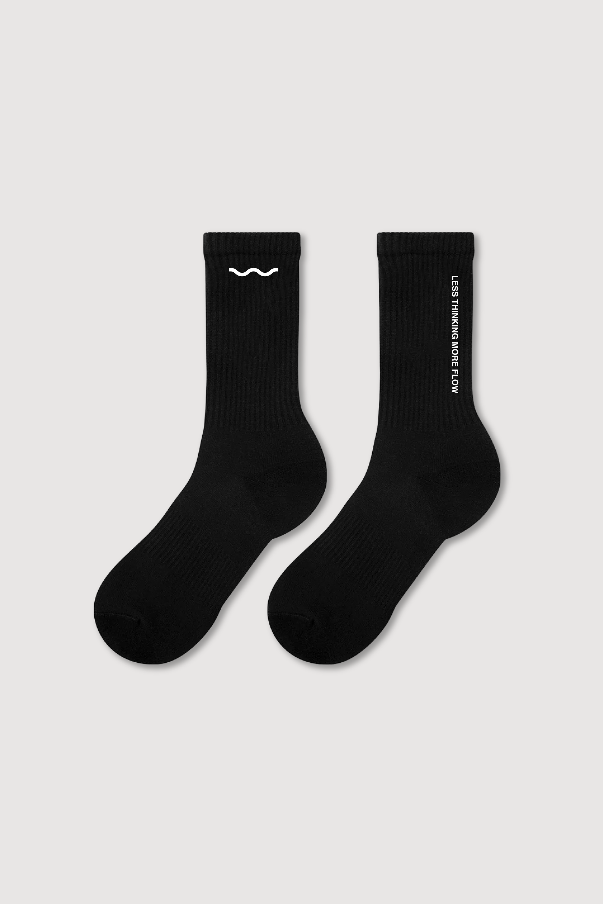 LESS THINKING MORE FLOW BLACK