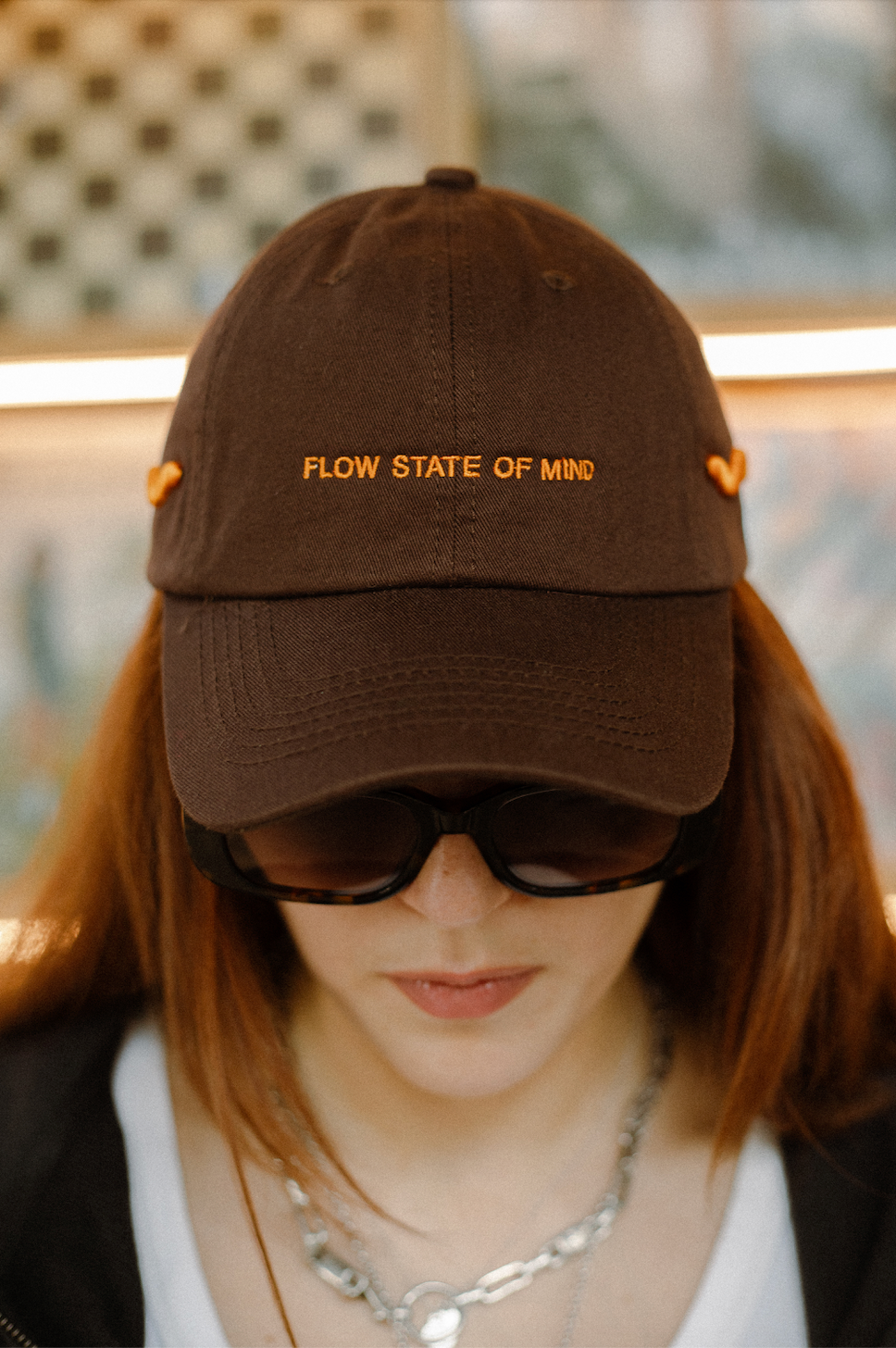 FLOW STATE OF MIND CAP BROWN