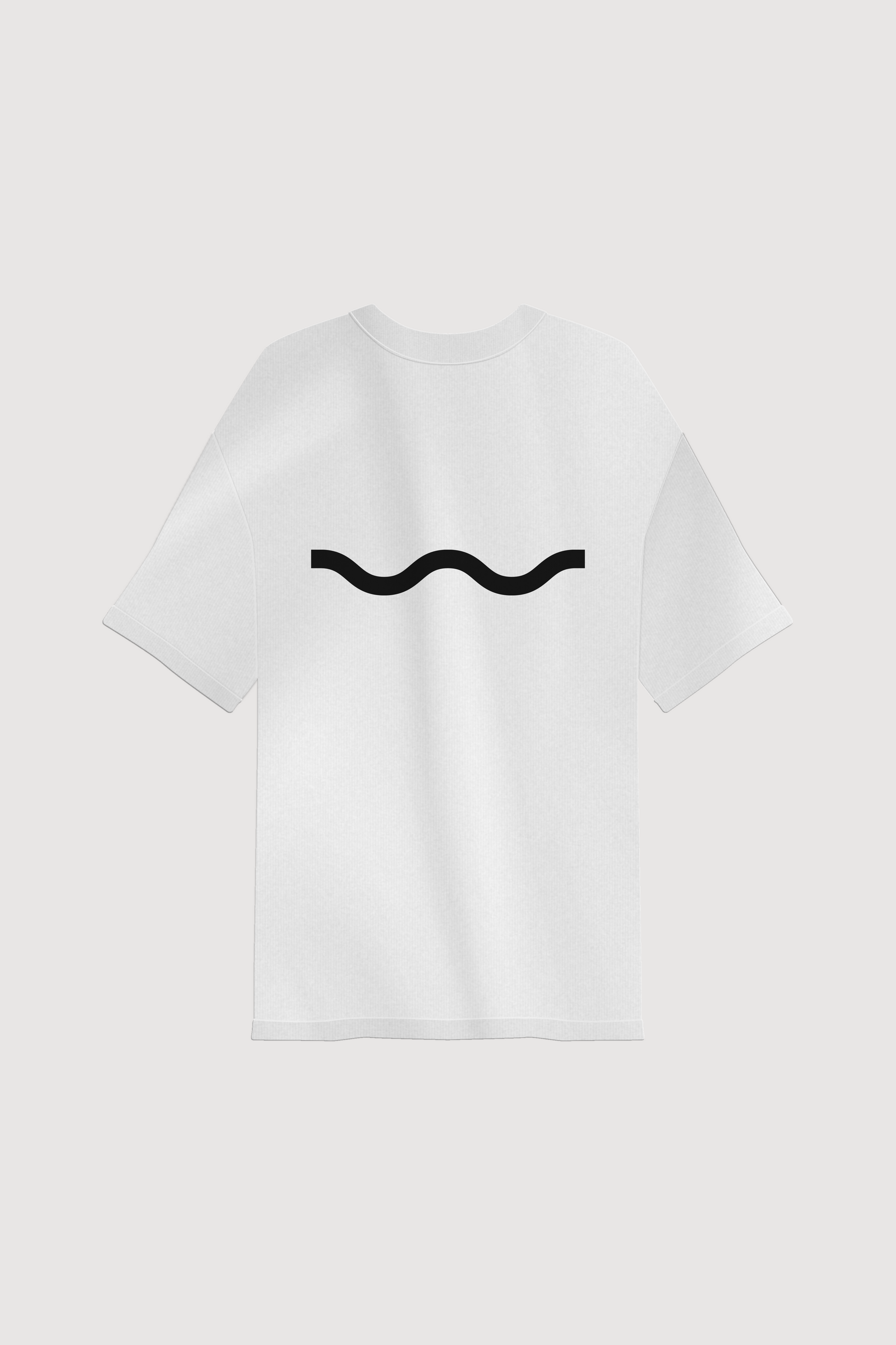 LESS THINKING MORE FLOW TEE WHITE