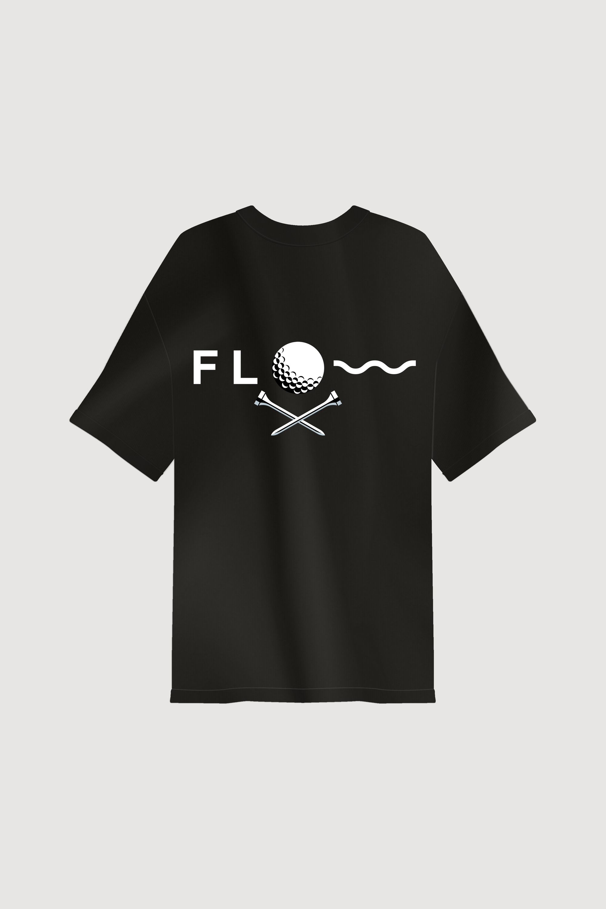 CAMISETA PELOTA DE GOLF NEGRO