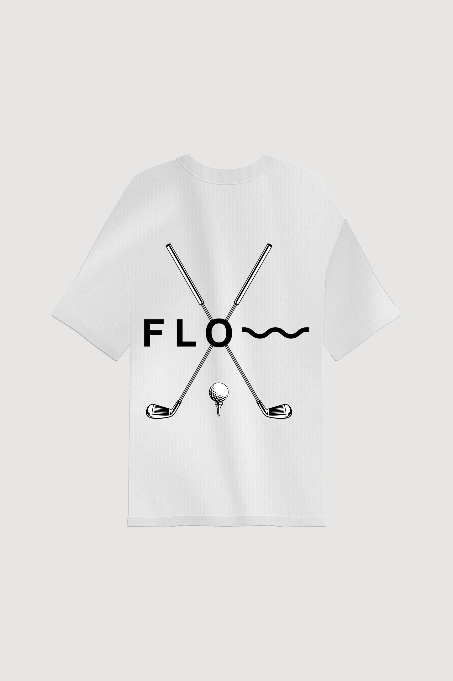 GOLF CLOVES TEE WHITE