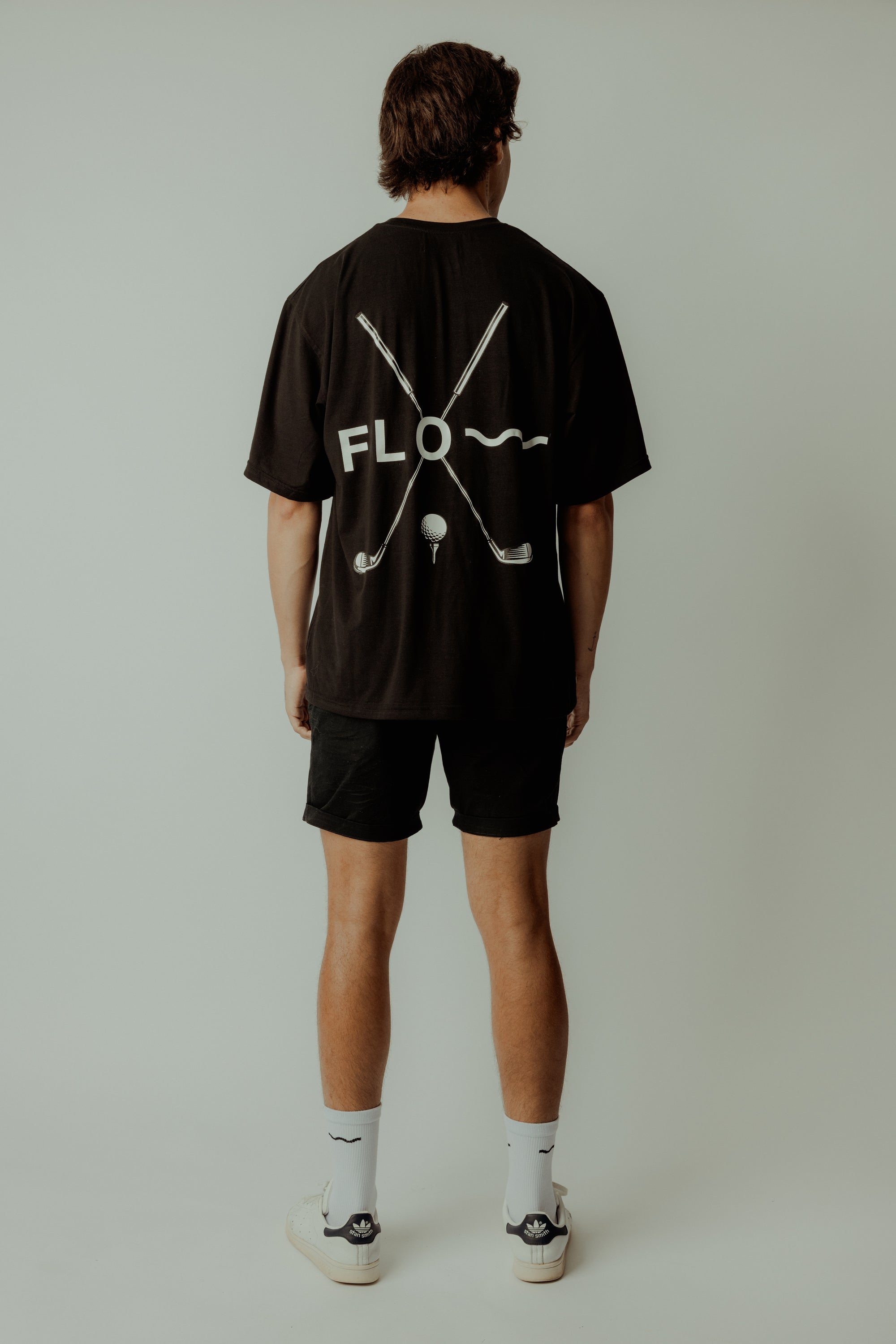 GOLF CLOVES TEE BLACK