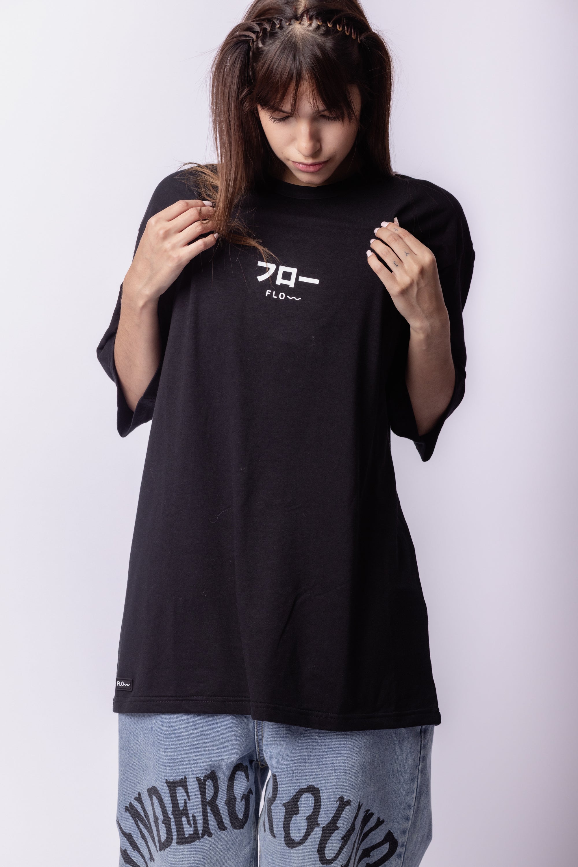 JAPAN FLOW TEE BLACK