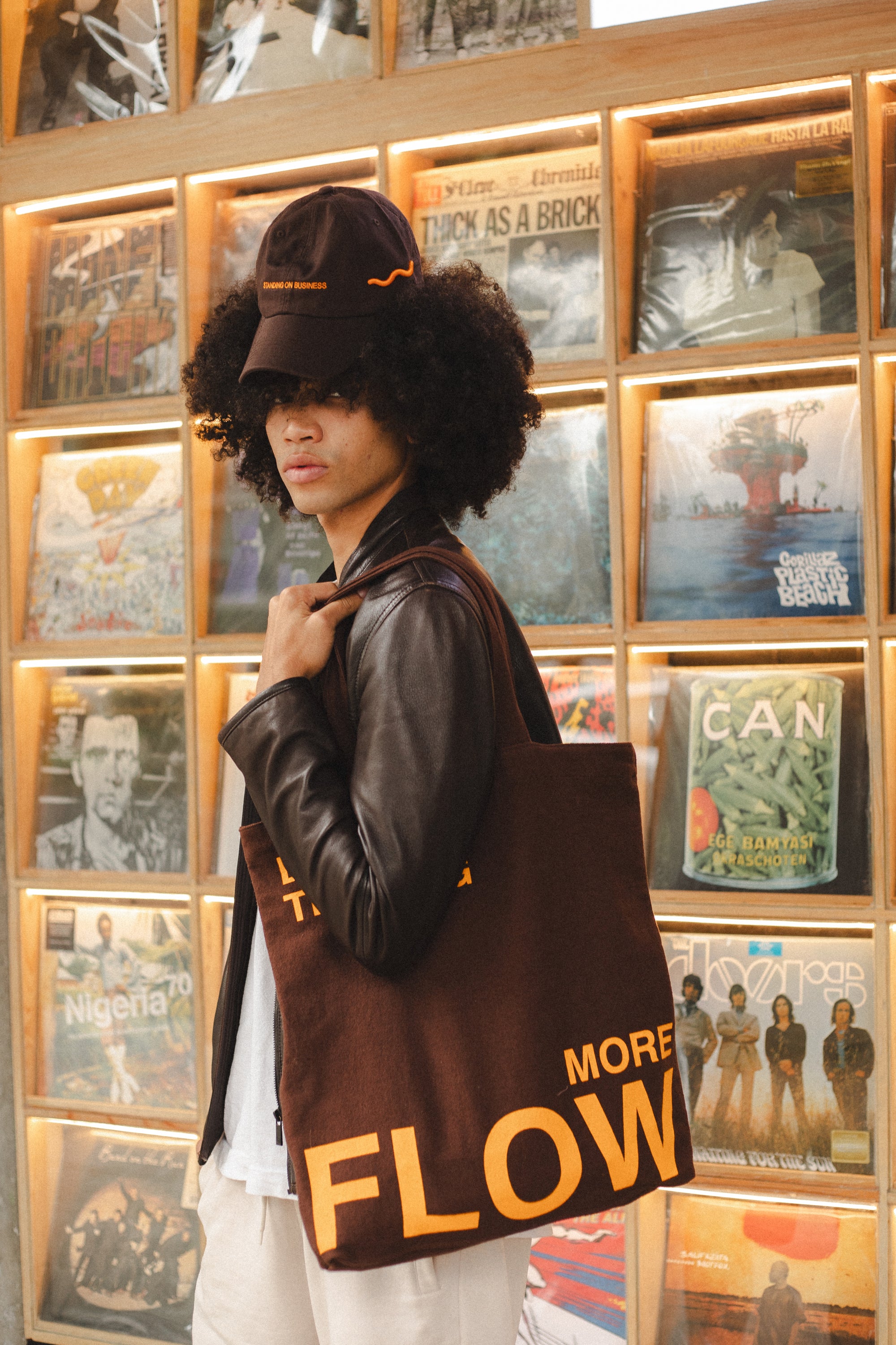 LESS THINKING MORE FLOW TOTE BAG