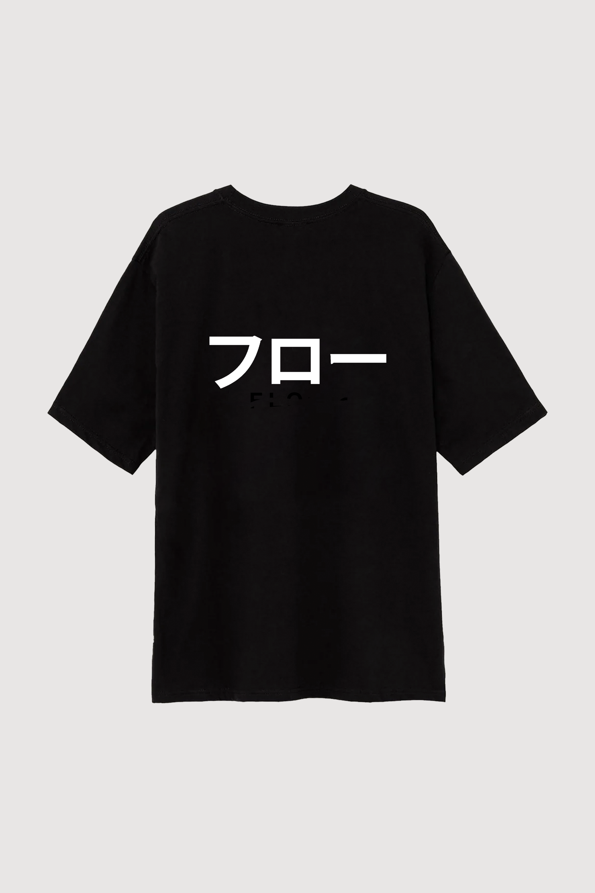 CAMISETA JAPON FLOW NEGRA