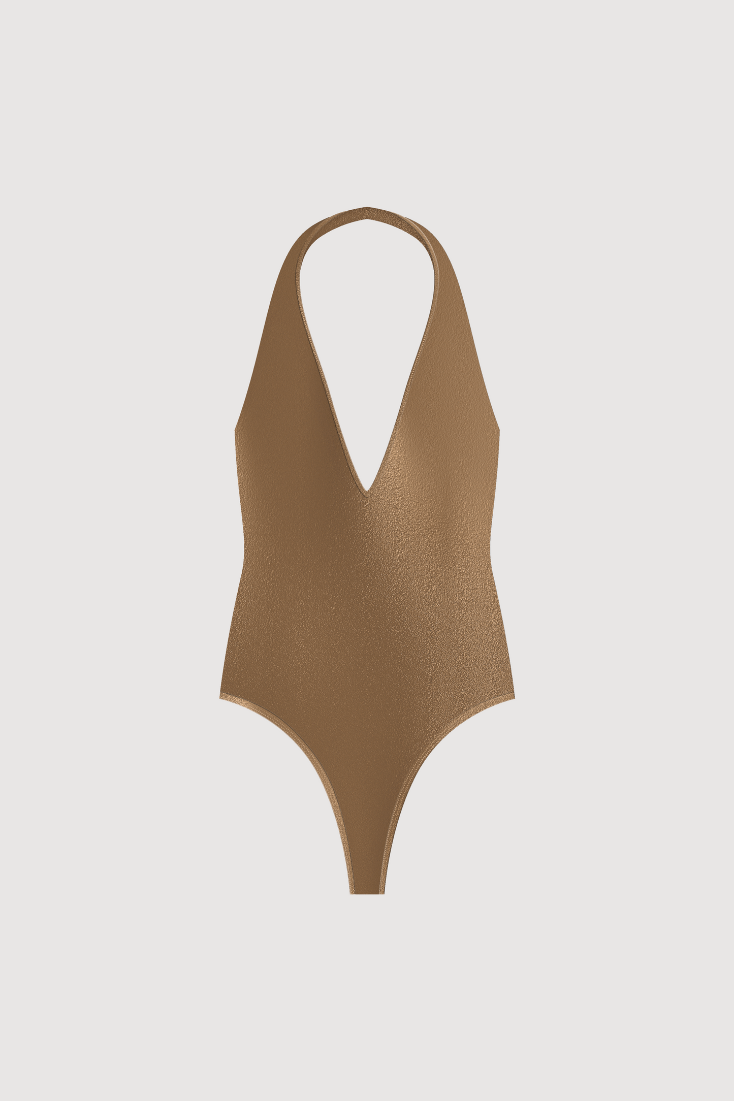 HALTER BODYSUIT GOLD