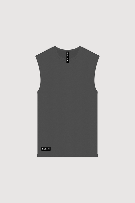 CLASSIC LONG SLEEVELESS GRAY