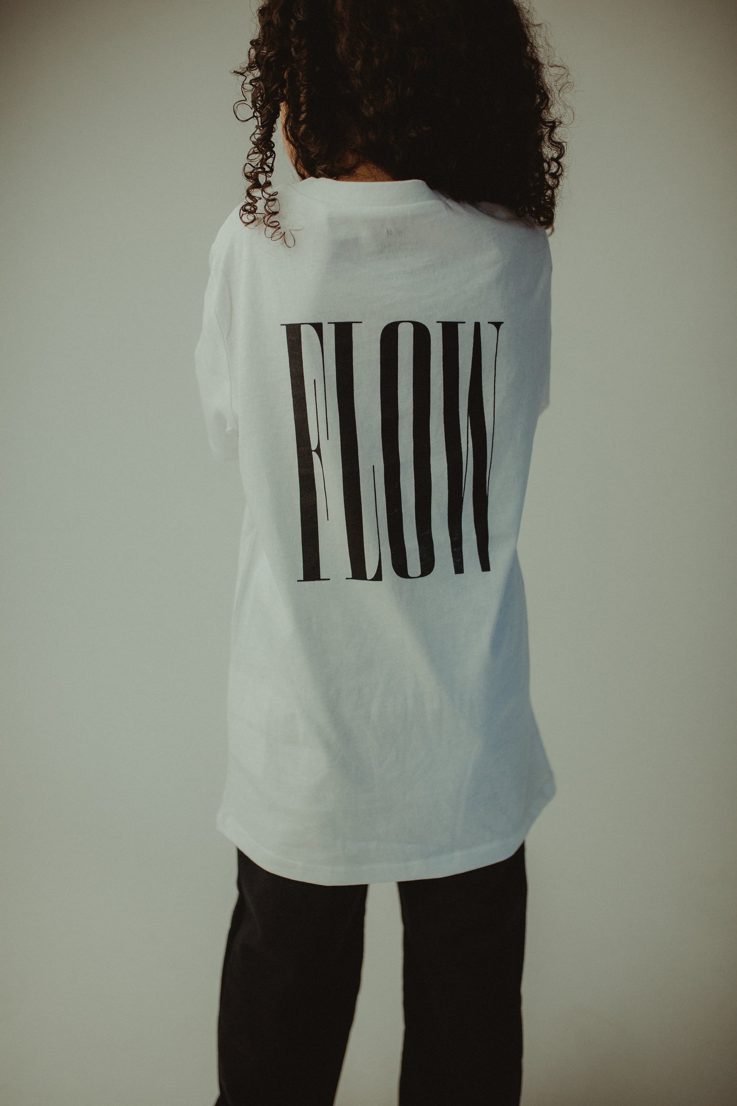 KIDS FLOW EFFECT TEE WHITE