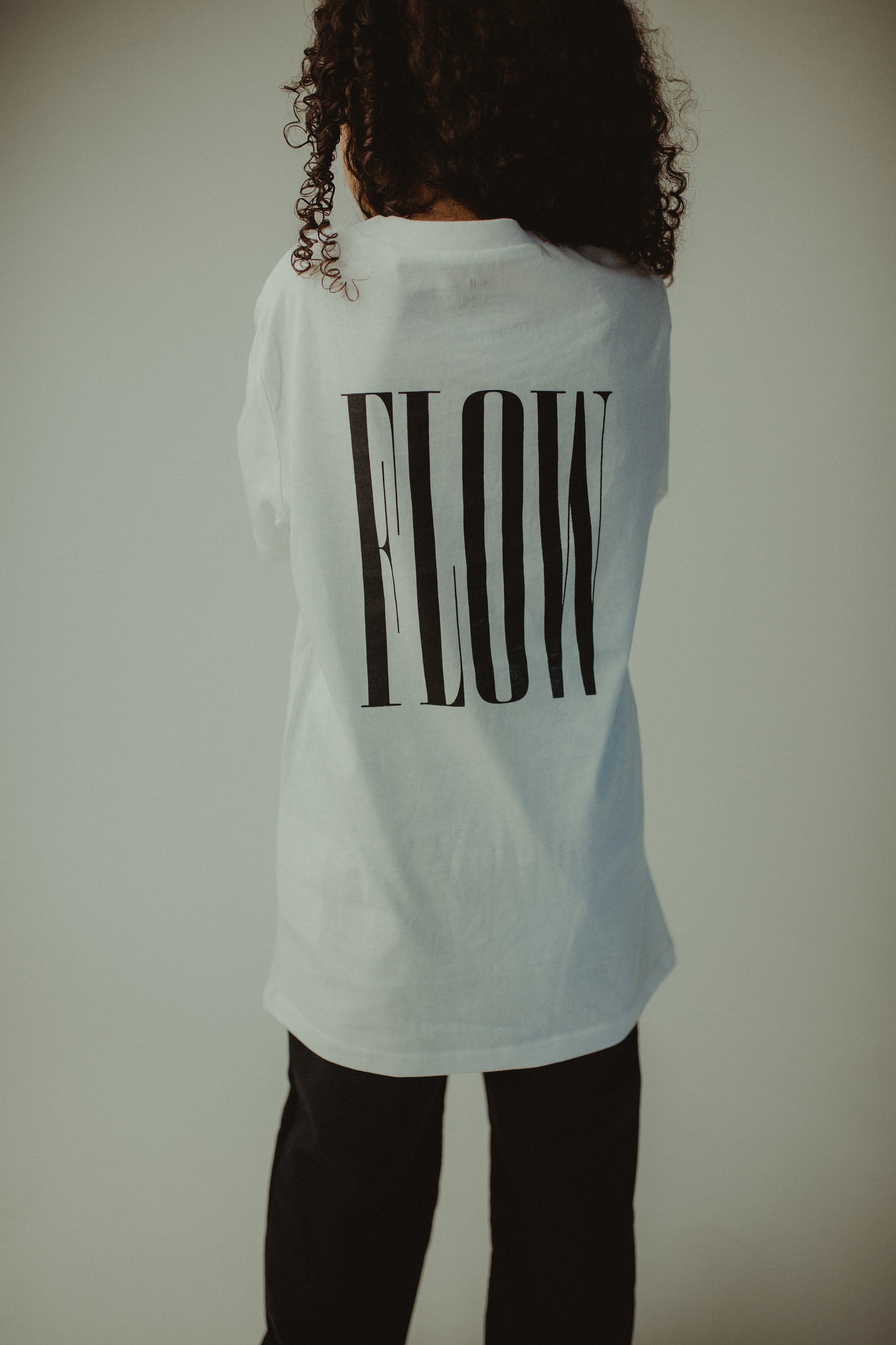 CAMISETA NIÑOS EFECTO FLOW BLANCO