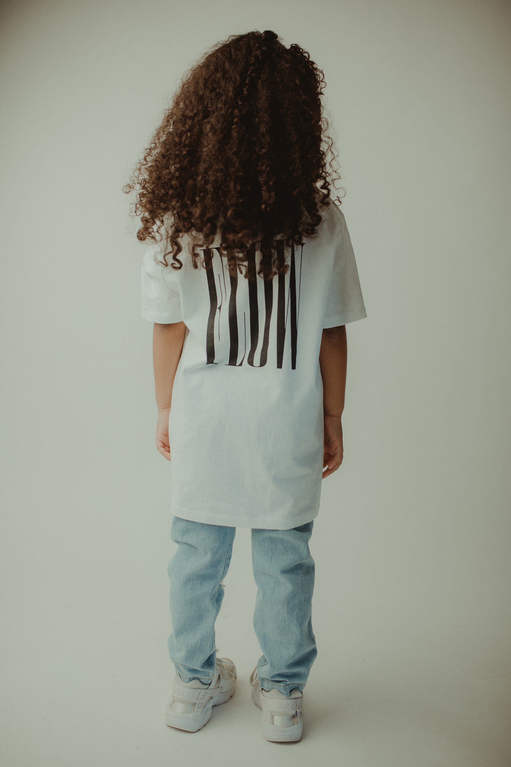 KIDS FLOW EFFECT TEE WHITE