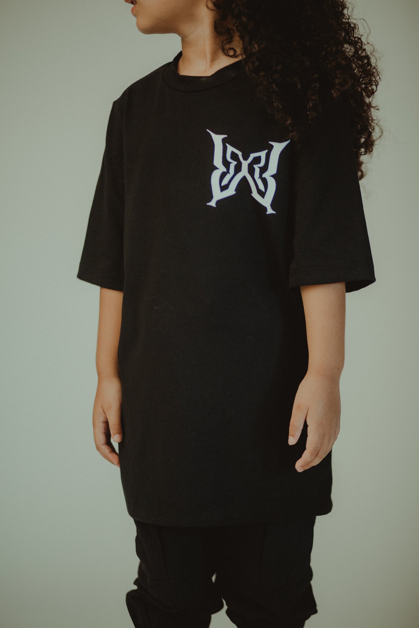 KIDS FLOW EFFECT TEE BLACK