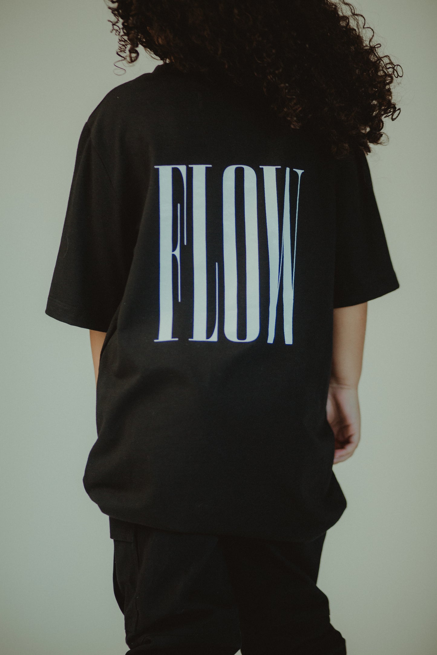 KIDS FLOW EFFECT TEE BLACK