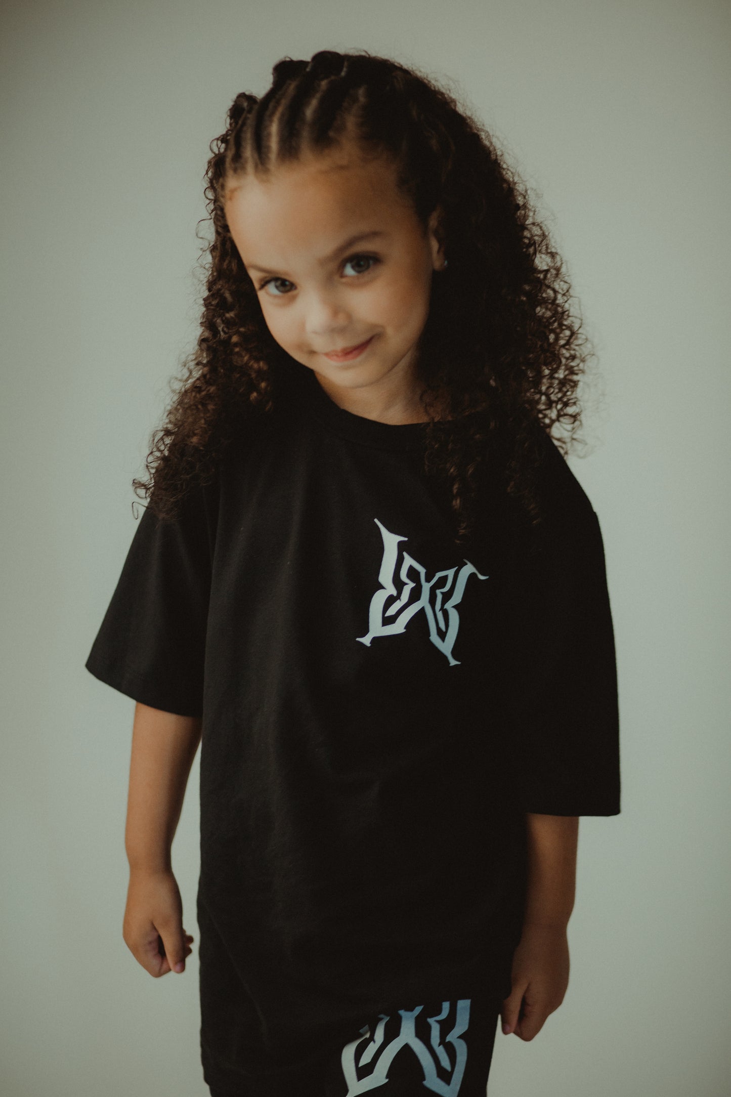 KIDS FLOW EFFECT TEE BLACK