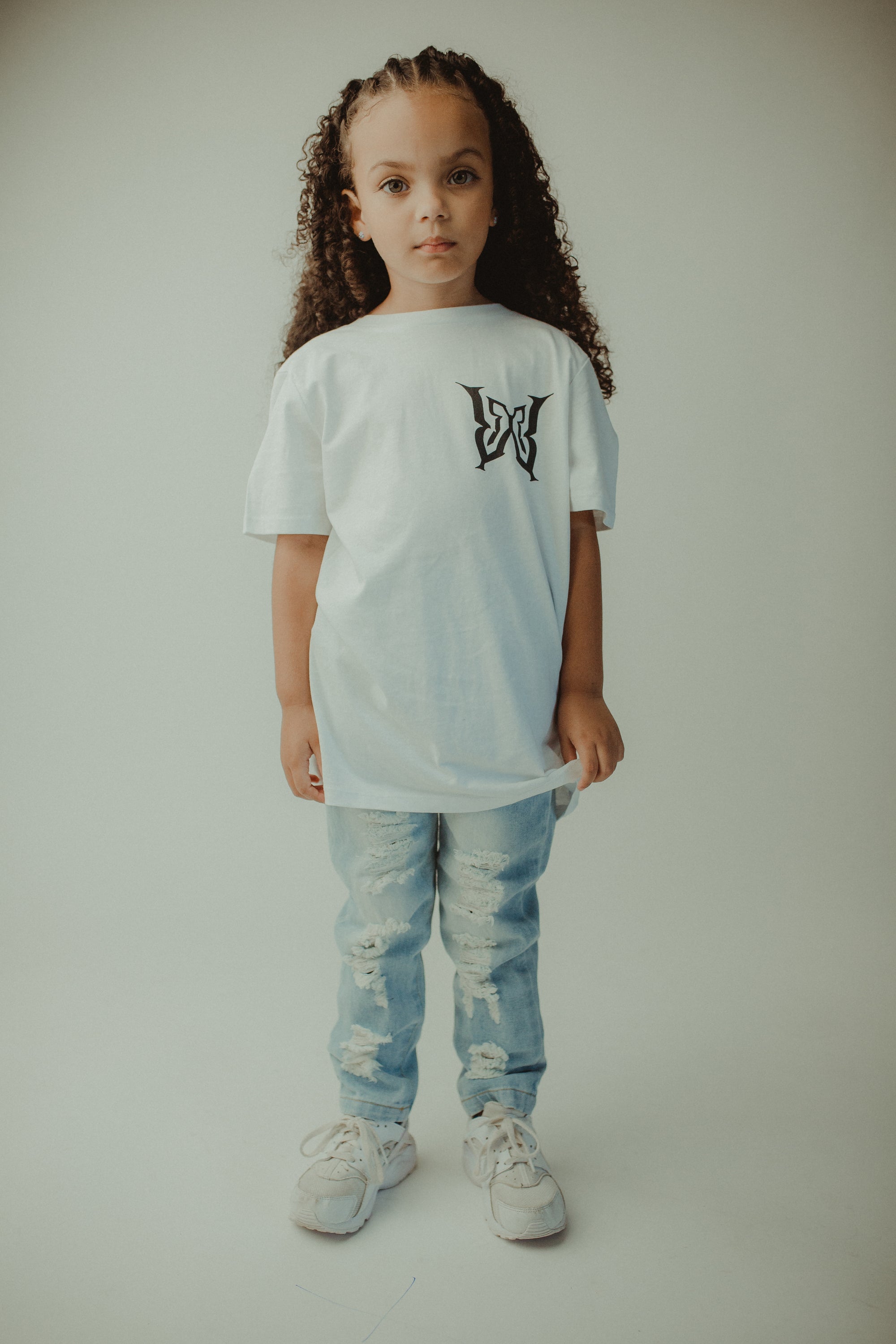 KIDS FLOW EFFECT TEE WHITE