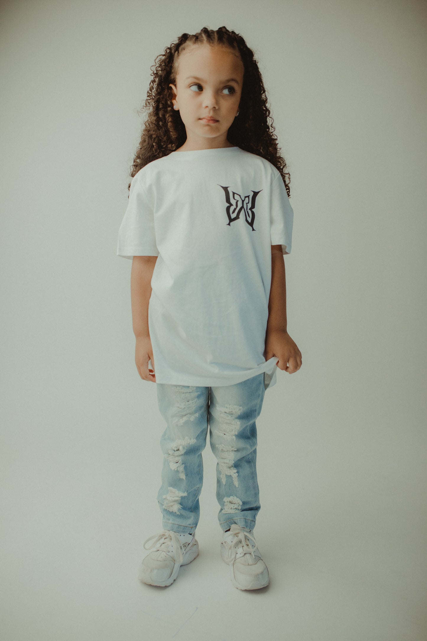 KIDS FLOW EFFECT TEE WHITE