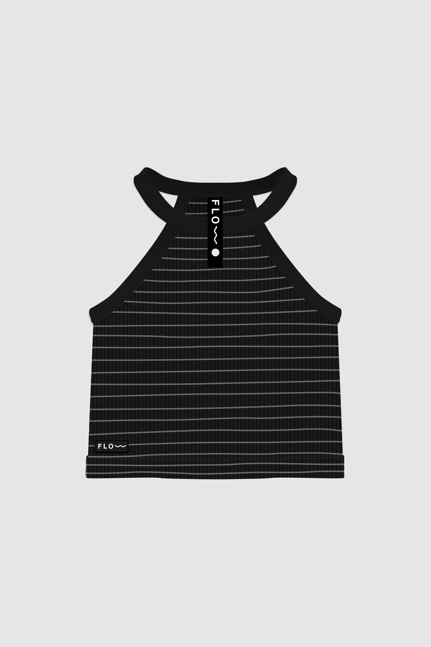 STRIPES TANK TOP BLACK/ WHITE