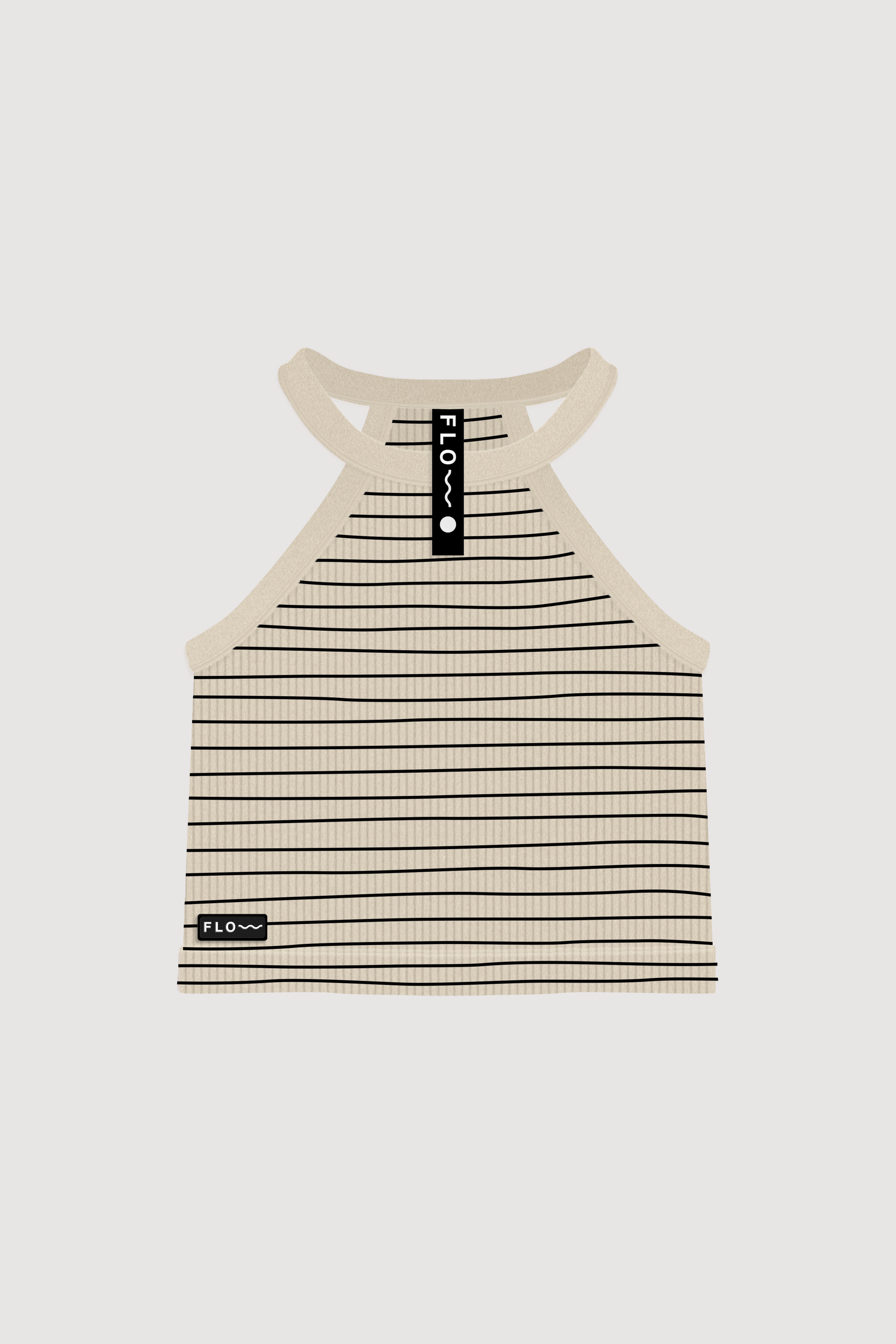 STRIPES TANK TOP WHITE/ BLACK